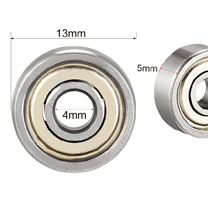 Iotcart 624ZZ Radial Ball Bearing 4x13x5 mm for 3D Printers - Buy Online in India