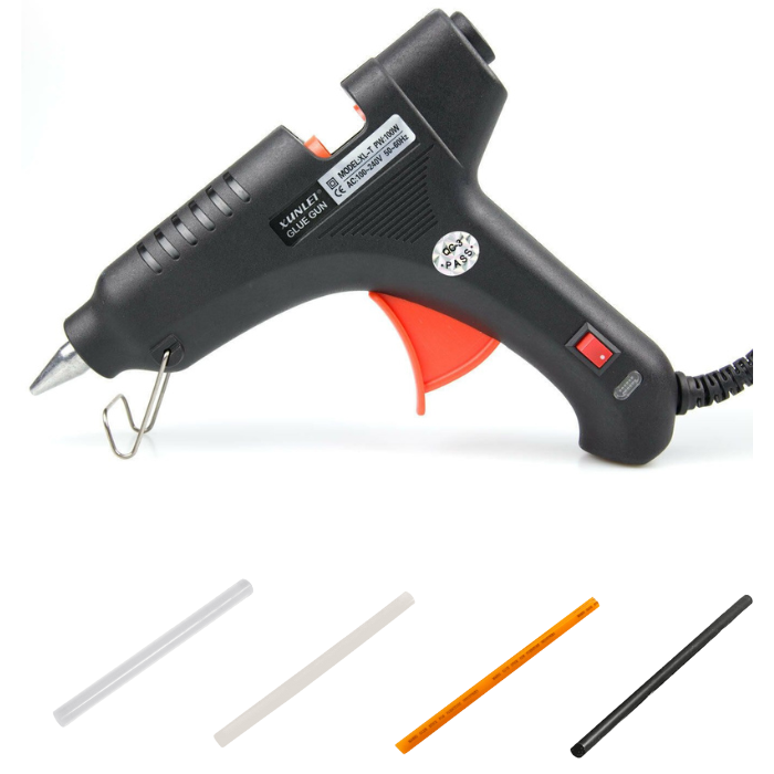 Iotcart 60W Hot Glue Gun with 4 Sticks - DIY & Repair Tool