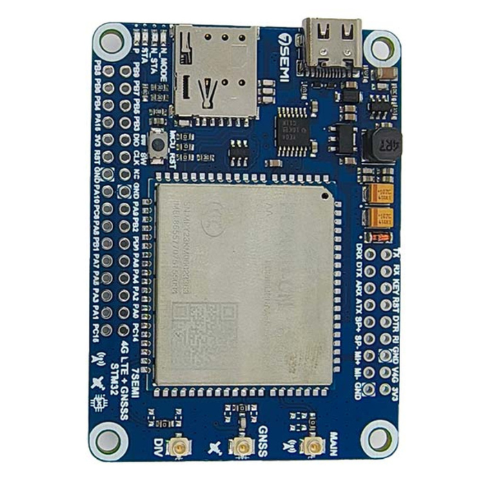 EC200U 4G LTE GNSS IoT Smart Modem with In-Built STM32 MCU - 7Semi