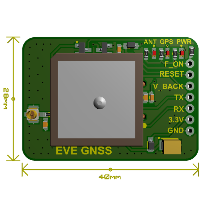 7Semi L86-M33 3.3V GPS GNSS Breakout Module - IoT & Robotics