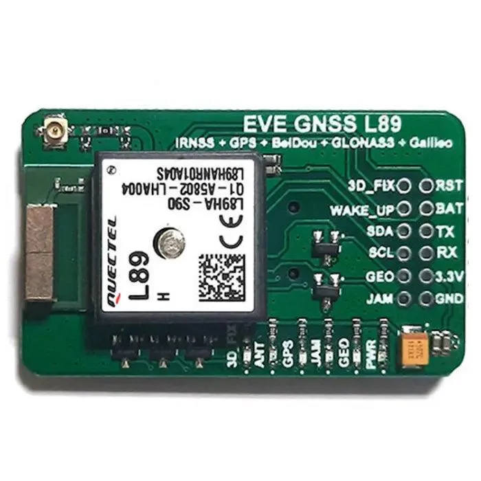 7Semi L89HA Multi-GNSS Module 3.3V I2C UART GPS GLONASS BeiDou - Ideal for Drones & IoT