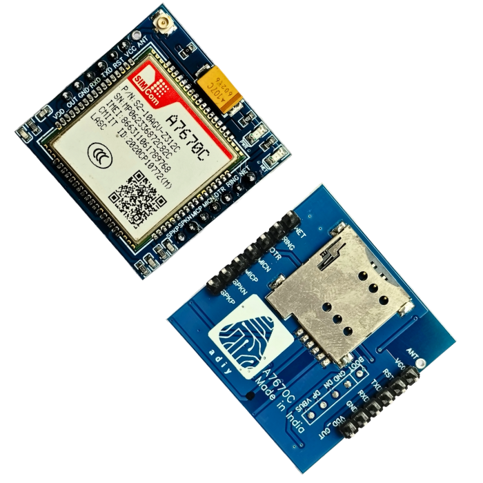ADIY A7670C LTE Cat 1 4G GSM Breakout Board - IoT Telematics