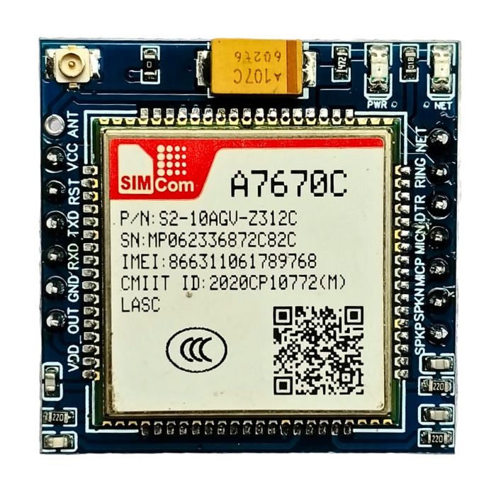 ADIY A7670C LTE Cat 1 4G GSM Breakout Board - IoT Telematics