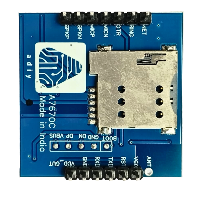 ADIY A7670C LTE Cat 1 4G GSM Breakout Board - IoT Telematics