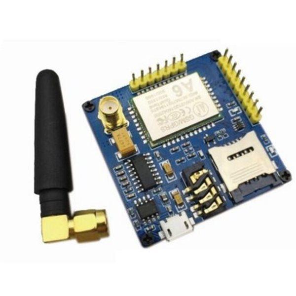 A6 GPRS Module Quad-Band GSM 4.8-9V Development Board - IoT & SMS Projects
