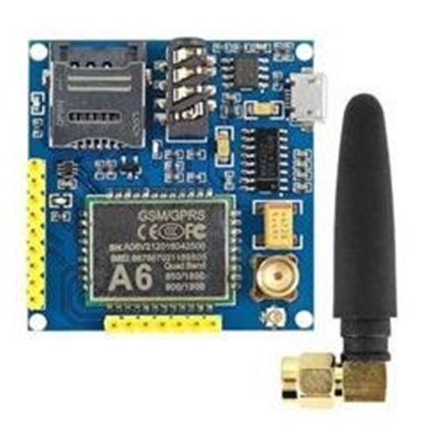 A6 GPRS Module Quad-Band GSM 4.8-9V Development Board - IoT & SMS Projects