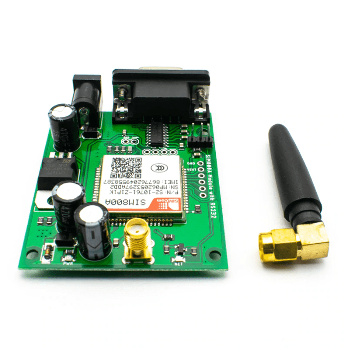 SIM800A LM317 with Antenna(GSM Finger)- ADIY