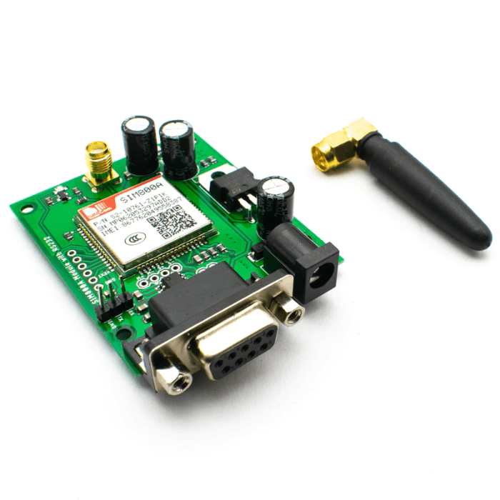 SIM800A LM317 with Antenna(GSM Finger)- ADIY