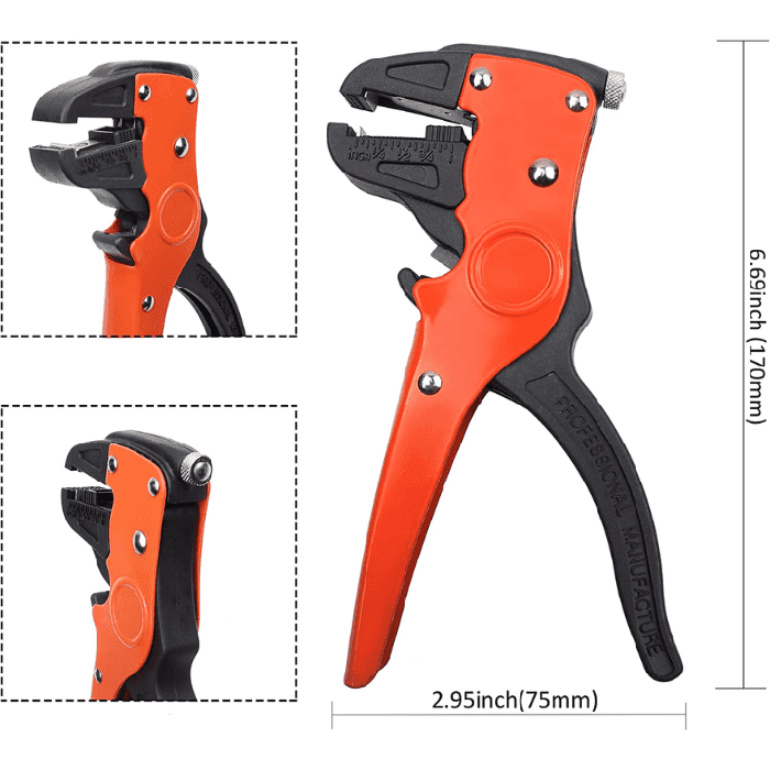 Multitec MT-02DX+ Wire Stripper 0.5-6mm - Electronics Tool