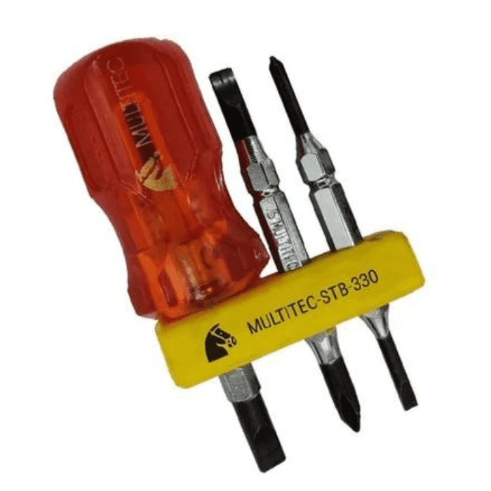 Multitec STB-330 Alloy Steel Screw Driver Set - For Engineers & Hobbyists