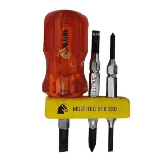 Multitec STB-330 Alloy Steel Screw Driver Set - For Engineers & Hobbyists