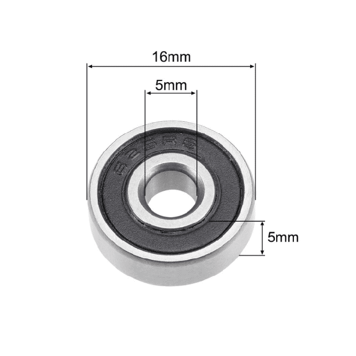 Iotcart 625-2RS 5x16x5mm Sealed Ball Bearing - Buy for 3D Printers & Robotics