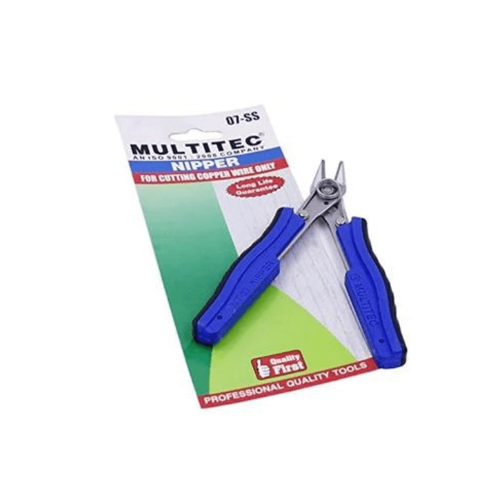 Multitec MT-07-SS Nipper with Cushioned Grips - Electronics Wire Cutter