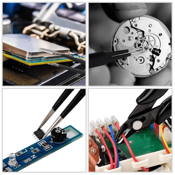 Soldron Tweezer and Cutter Pouch Set