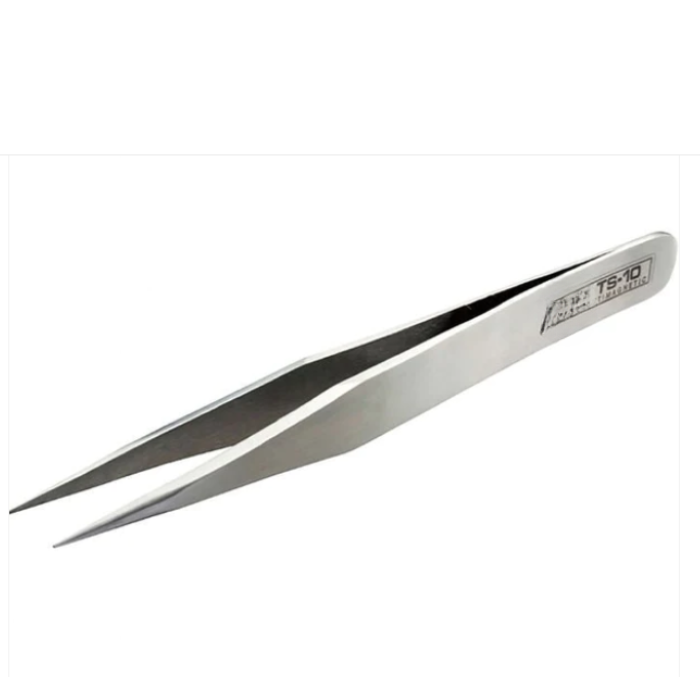 TS10 Antimagnetic Straight Tweezer for Electronics & Precision Work