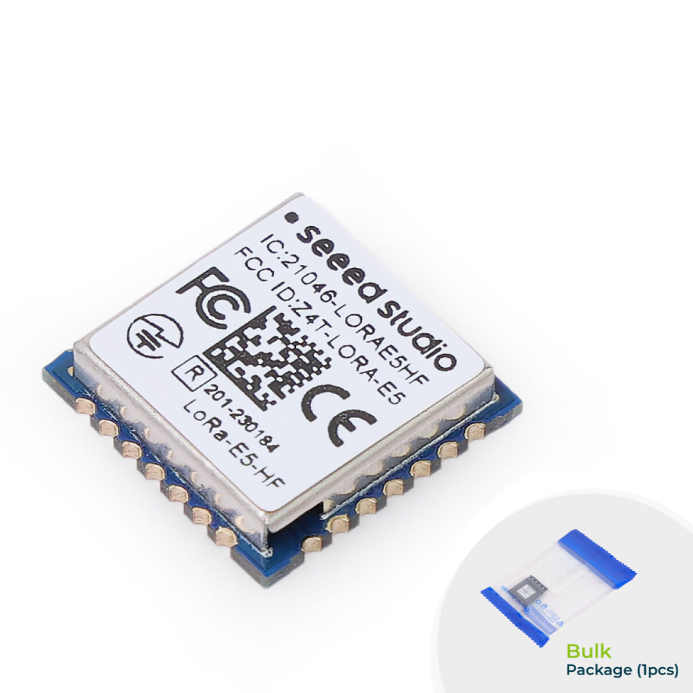 Wio-E5 LoRa Wireless Module (STM32WLE5JC) – ARM Cortex-M4 MCU with SX126x Transceiver, LoRaWAN Support for EU868 & US915 -Seeed Studio