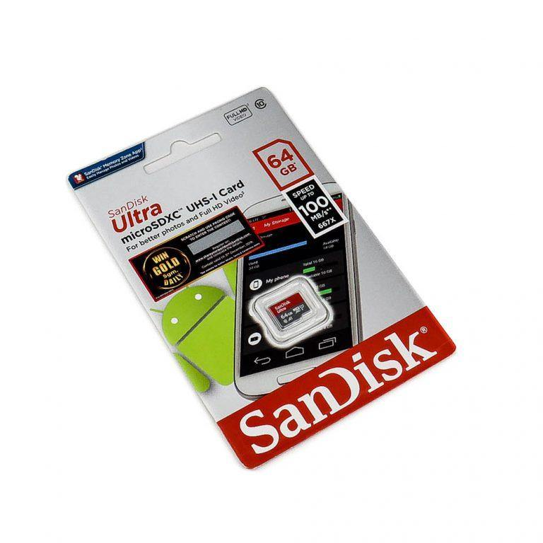 SanDisk 64GB Micro SD-SDHC Memory Card