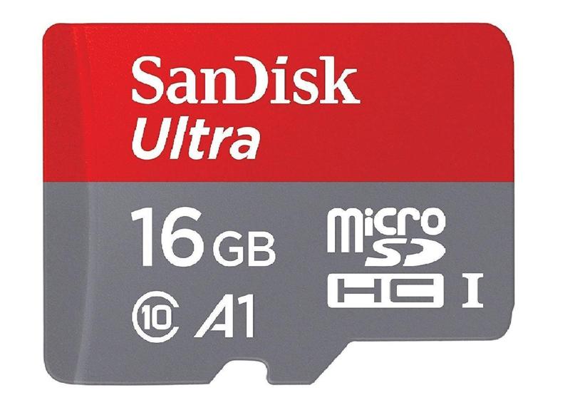 SanDisk 16GB Micro SD-SDHC A1 Class 10 Memory Card - Buy in India