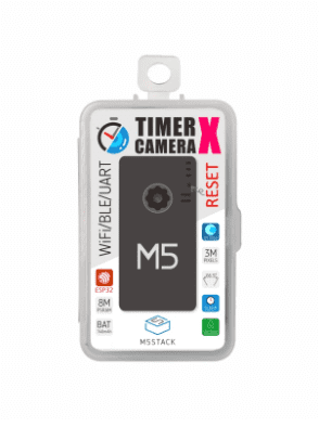 M5Stack ESP32 PSRAM Timer Camera X (OV3660) 3MP Wi-Fi Camera Module - Remote Monitoring