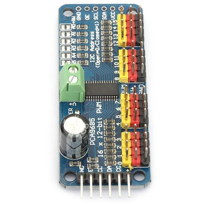 PCA9685 16 Channel Servo Motor Driver(Soldered)