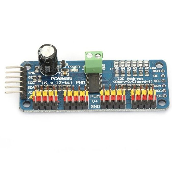 PCA9685 16 Channel Servo Motor Driver(Soldered)