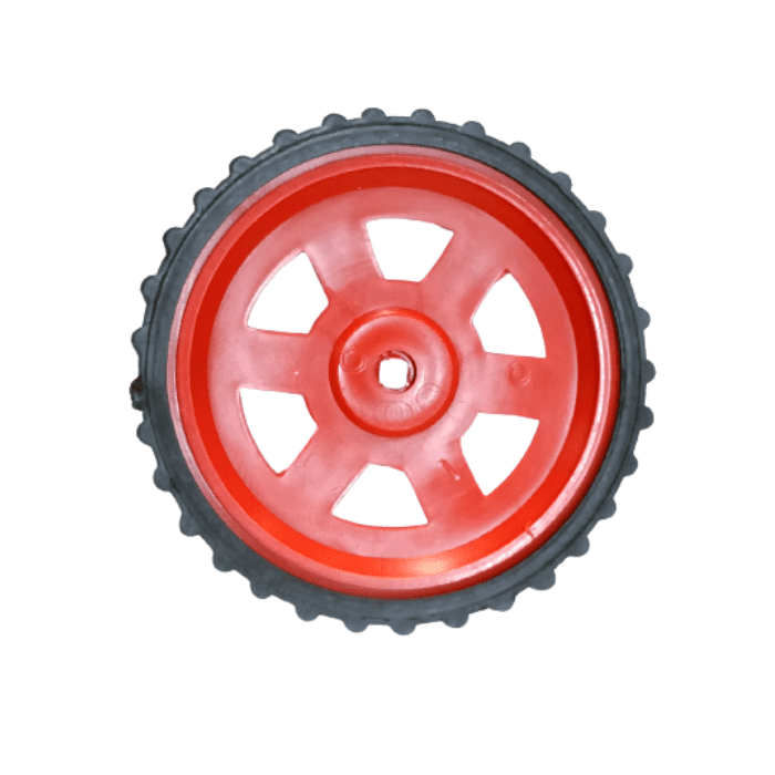 Red BO Motor Wheel - Set of 4 | Robotics Science Project