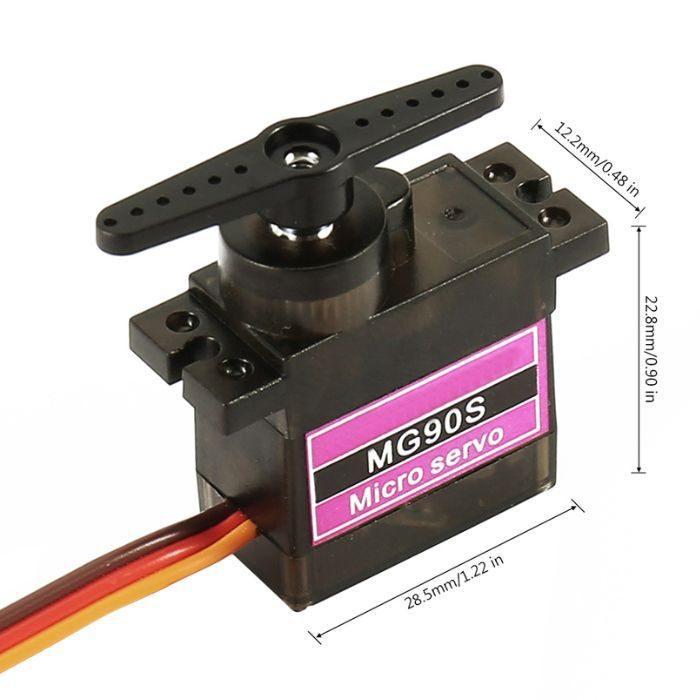 MG90S Mini Servo Motor 180 Degree - RC & Robotics Use