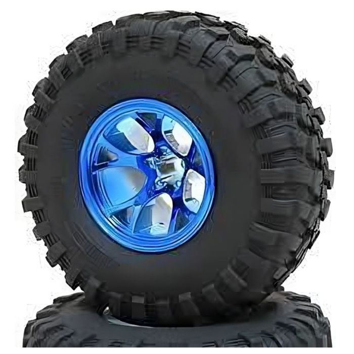 125mm Wheel black-blue with 6mm coupling