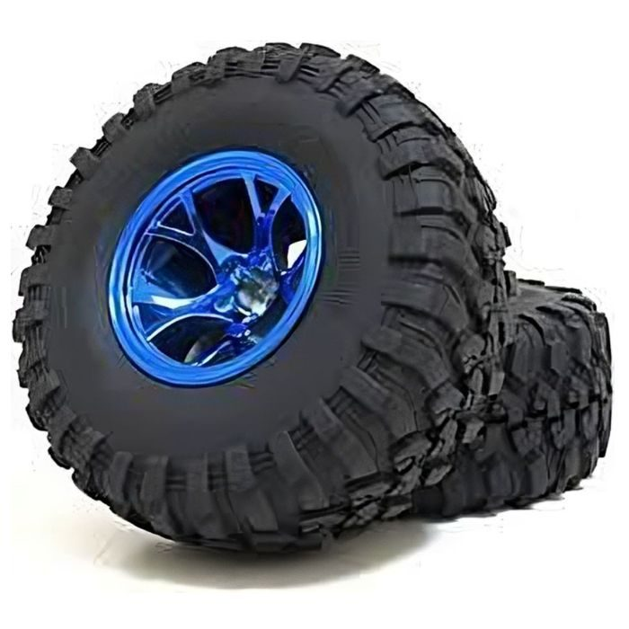 125mm Wheel black-blue with 6mm coupling