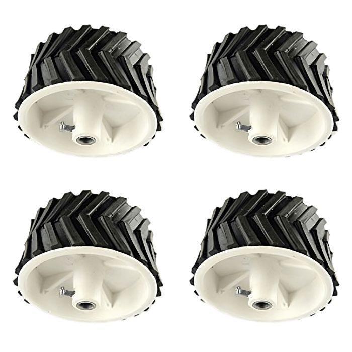 Iotcart SES-P-3115 70mm Robot Wheel for 6mm Shaft DC Gear Motors - 4Pcs