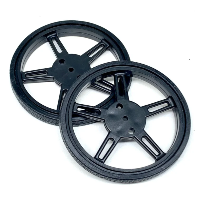 Iotcart RW60 60MM 360° Continuous Rotation Wheel for SG90/MG90 Servo - Robotics & DIY Projects
