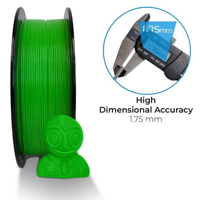 1.75mm Premium HS PLA Filament for 3D Printer (Mint Green)