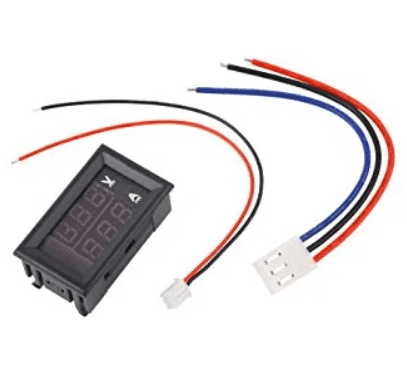 Digital Voltmeter Ammeter DC 100V 100A Dual Led Voltage Monitor Panel (Without Shunt)