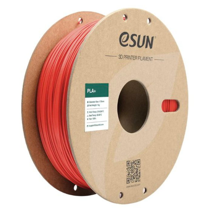 eSun PLA+ 1.75mm 1kg 3D Printing Filament Red Color