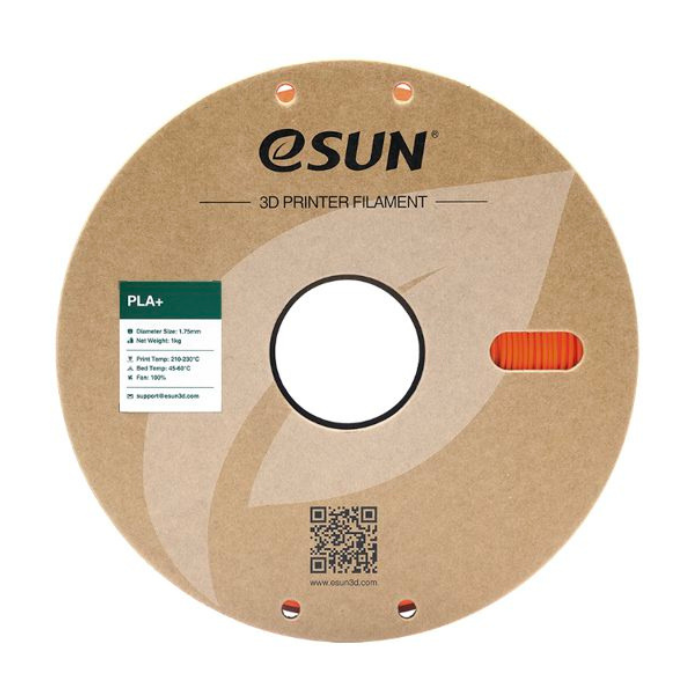 eSun PLA+ 1.75mm 3D Printing Filament 1kg- orange Color