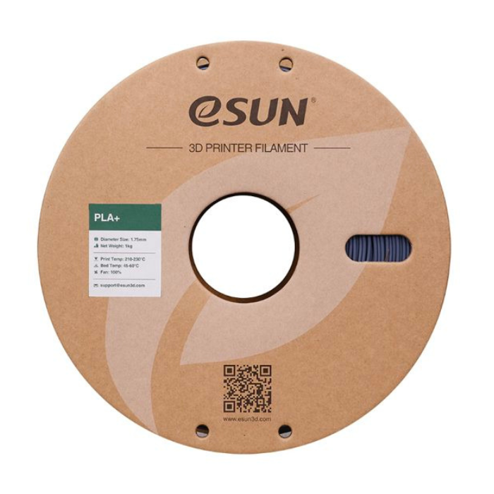 eSun 1.75mm 1kg PLA+ 3D Printing Filament Grey Color
