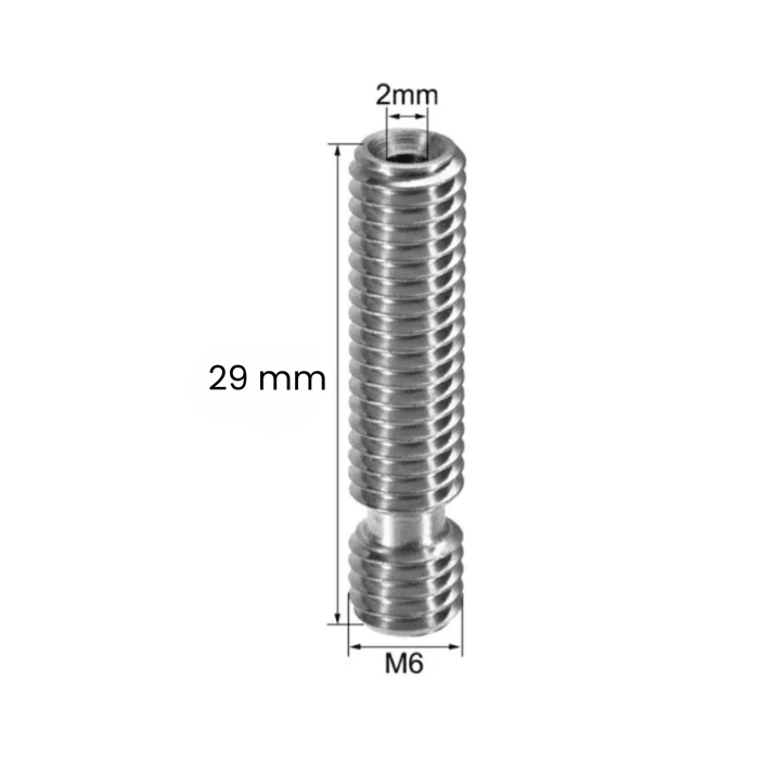 V5 Heat Break Hotend Throat for 1.75mm Filament – 29mm 3D Printer Part