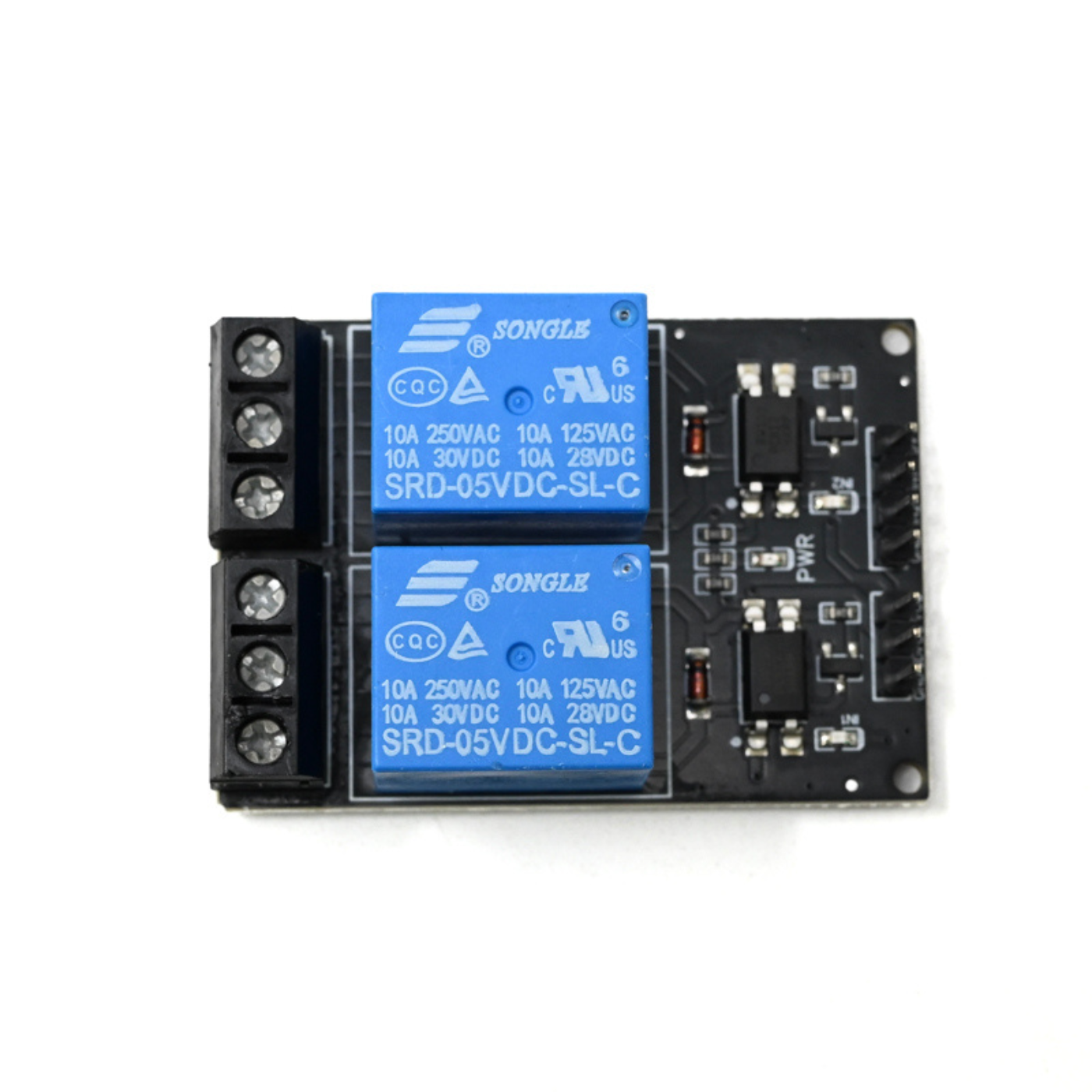 SmartElex 10A 2-Channel 5V Relay Module