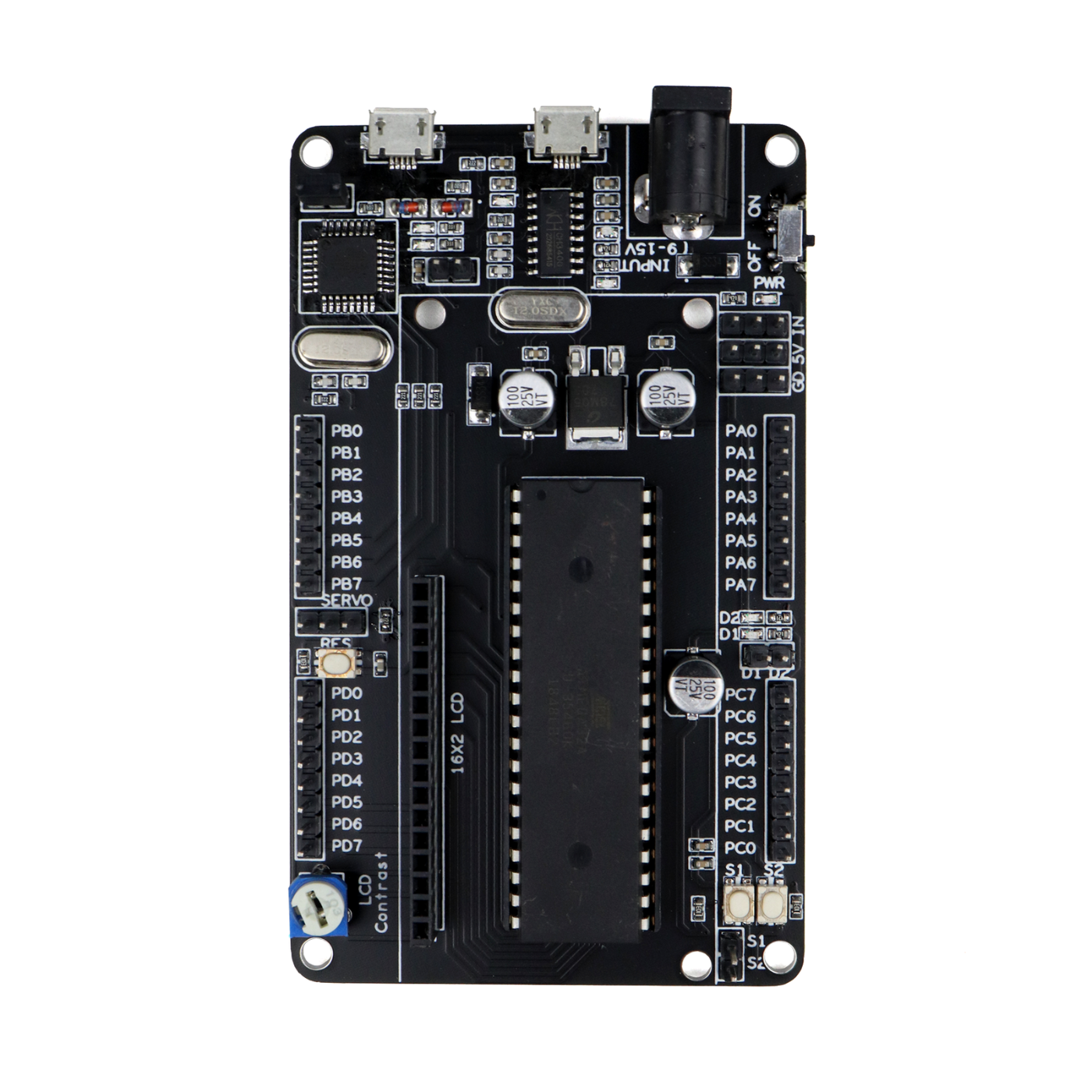 SmartElex ATmega32 Development Board – AVR Microcontroller with Onboard USB Programmer