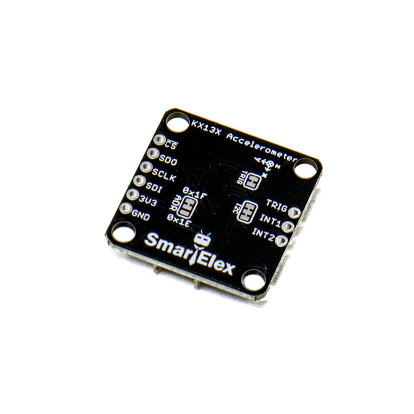 SmartElex KX134 Triple Axis Accelerometer Breakout – High-Speed 16-Bit Digital Motion Sensor