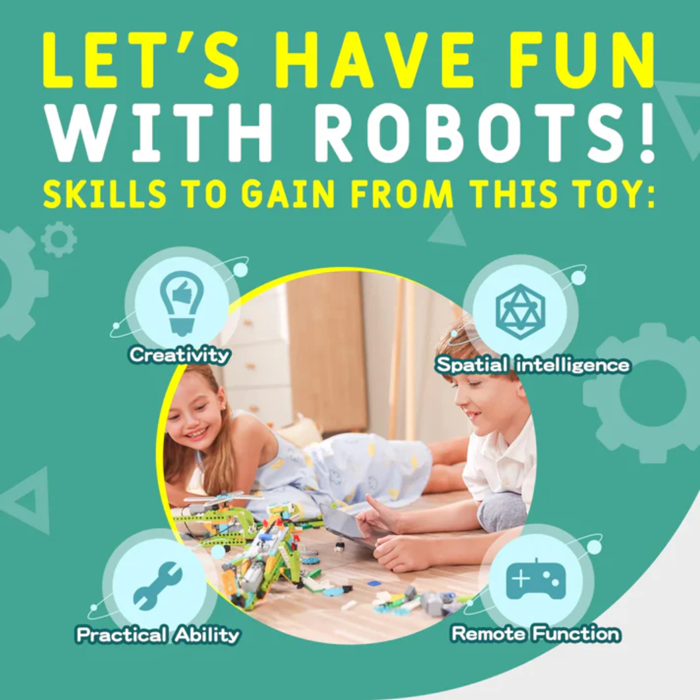 Makerzoid 100 in 1 STEAM Robot Master Educational Toy Set with Programming Building Blocks Course for 6-12 Years