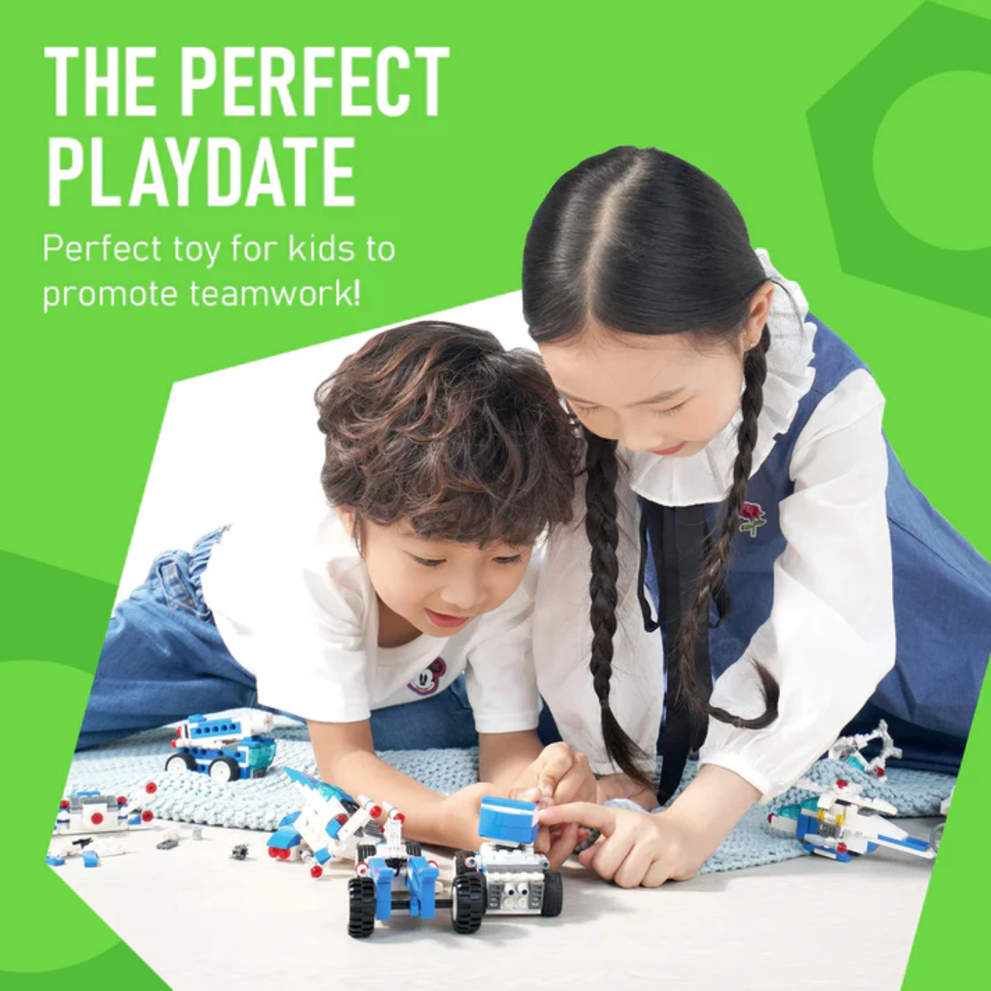 Makerzoid 30-in-1 DIY Fun Building Blocks Set - Educational STEM Toys for Kids