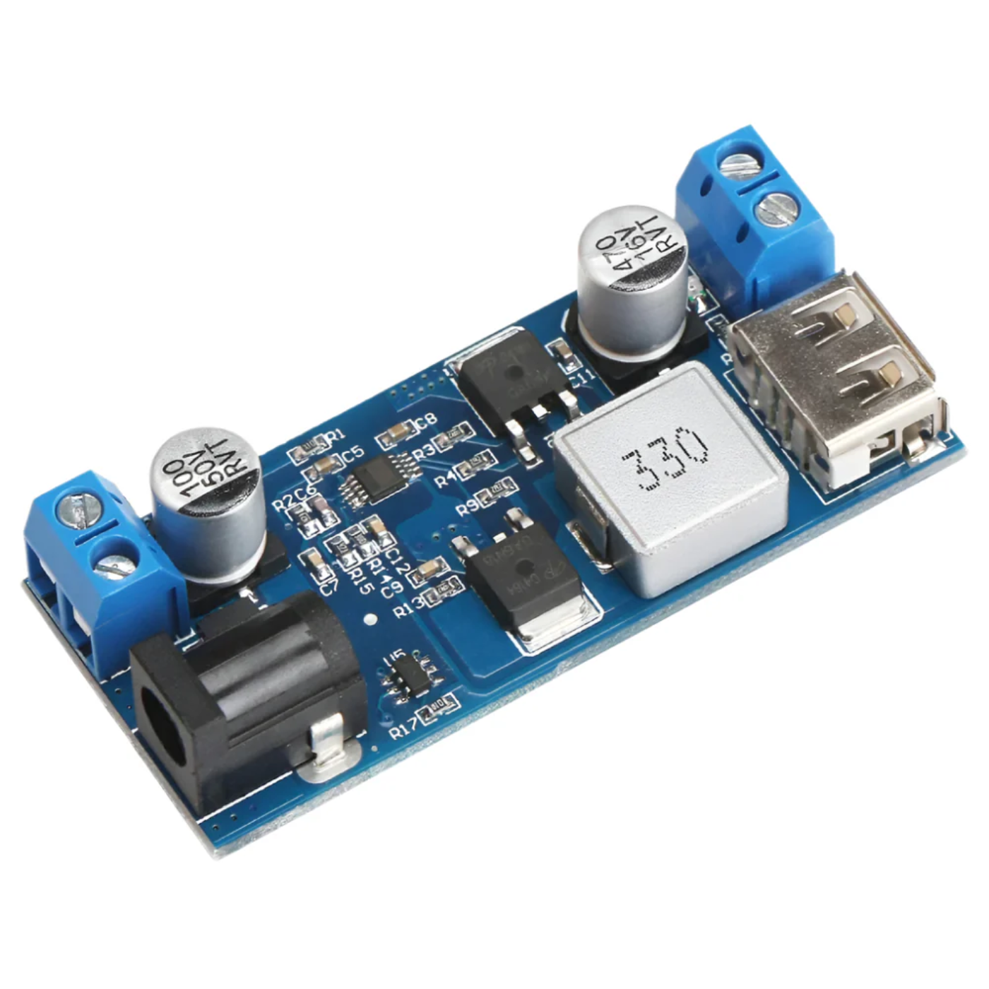 24V/12V to 5V 5A Power Module – DC-DC XY-3606 Step-Down Converter with USB Fast Charging