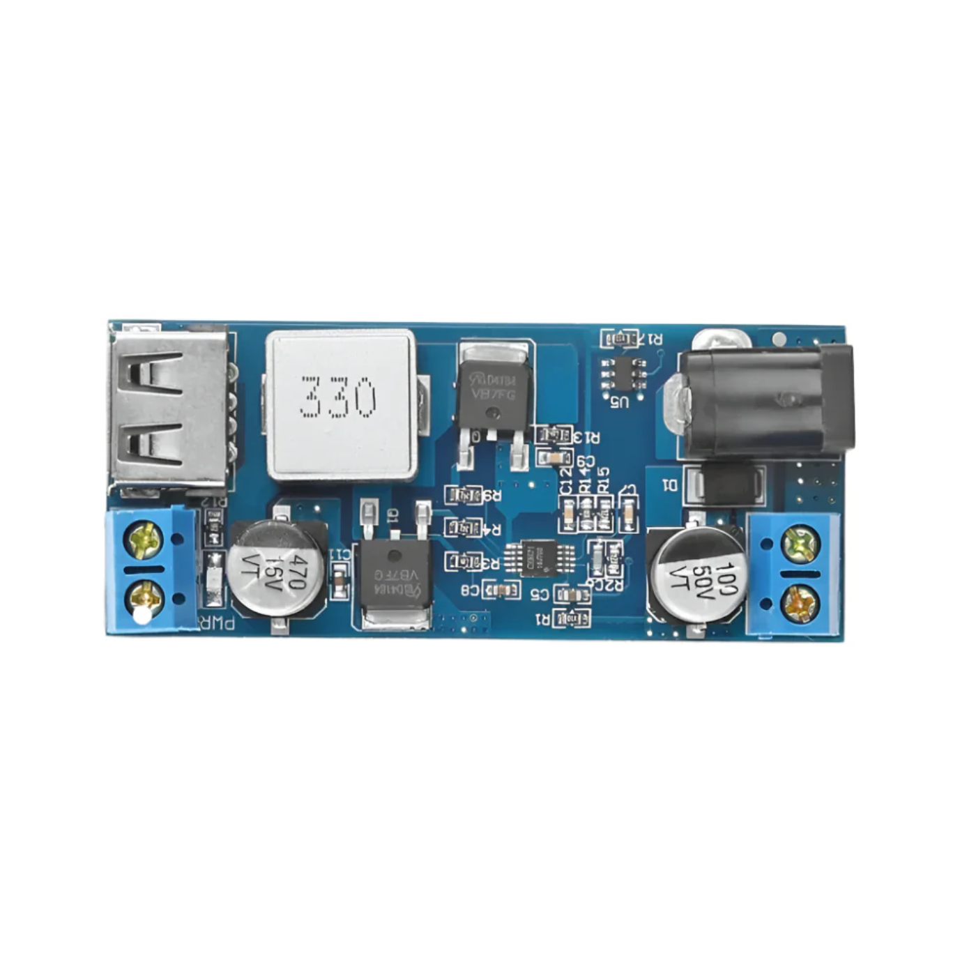 24V/12V to 5V 5A Power Module – DC-DC XY-3606 Step-Down Converter with USB Fast Charging