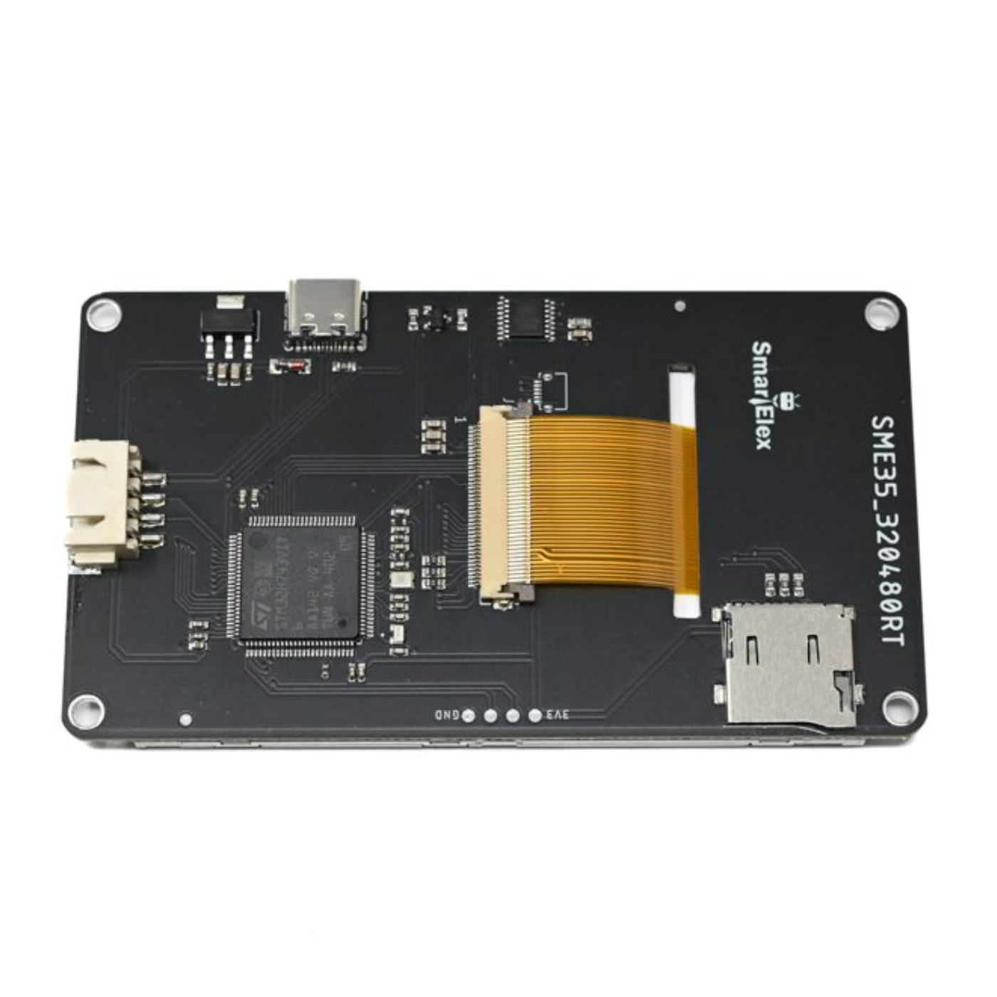 Smartelex Basic 3.5″ HMI Display – 320×480 Screen with Resistive Touch Panel