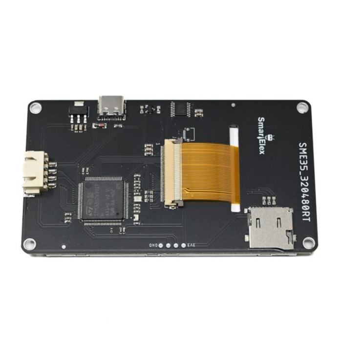 Smartelex Basic 3.5″ HMI Display – 320×480 Screen with Resistive Touch Panel