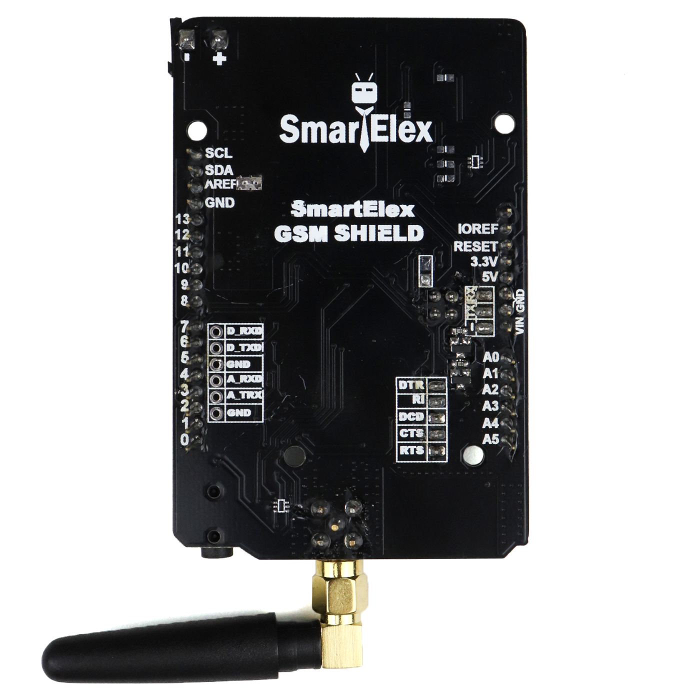 SmartElex GSM/GPRS Shield for Arduino - Quectel M66 Module