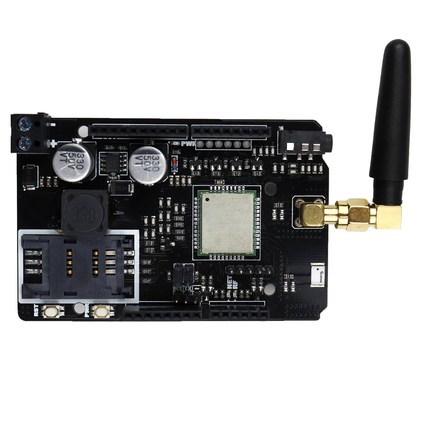 SmartElex GSM/GPRS Shield for Arduino - Quectel M66 Module