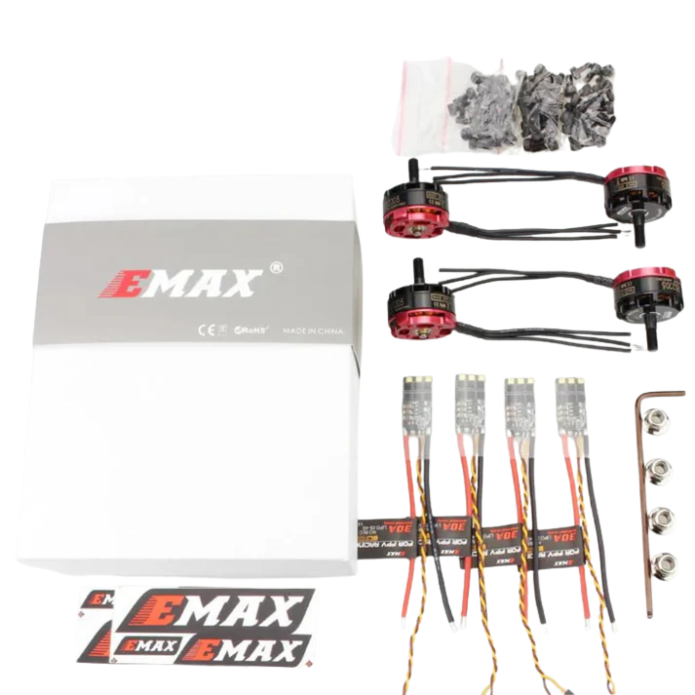 EMAX RS2205 2300KV 2-4S Race Spec Brushless Motor Kit for Drones