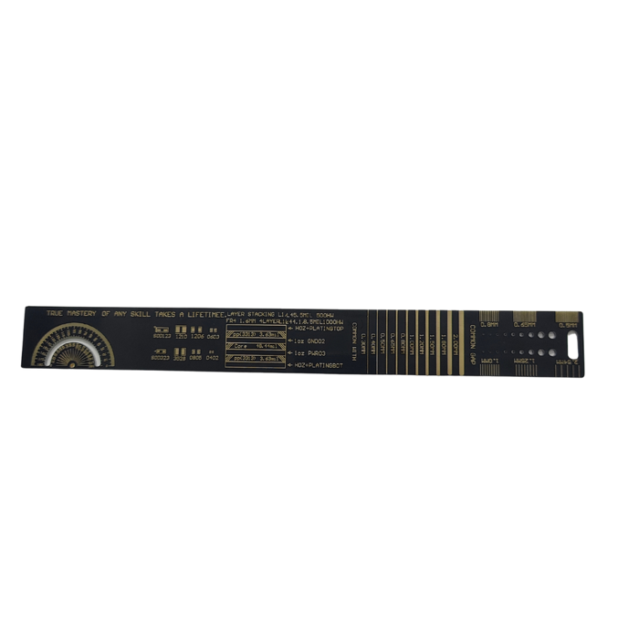 Iotcart SES-P-3375 25cm PCB Ruler with SMD & AWG Guides - Electronics Prototyping Tool